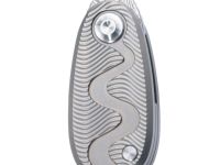 Складной нож-подвеска Sanrenmu 6178, сталь Дамаск, рукоять титан