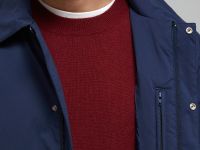 Утепленная куртка с отложным воротником