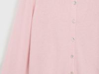 Кардиган из шерсти и кашемира, Розовый