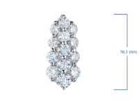 Подвеска из белого золота э4712пд04210914