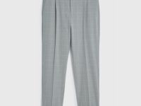 Брюки в клетку, Серый