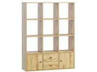 Стеллаж Кейн 2-112x149 Дуб Золотистый