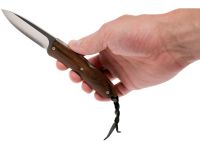 Складной нож LionSteel Opera, сталь D2, рукоять Santos wood