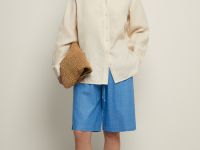 Льняные шорты женские стиля casual