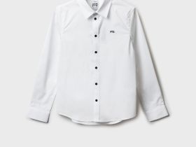 Рубашка текстильная для мальчиков (slim fit)