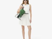 Короткая плиссированная юбка Lacoste