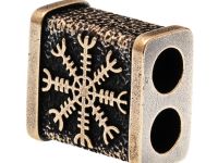 Бусина для темляка Шлем Ужаса, бронза