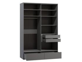 Шкаф-купе Беррингтон 2.1-160x240 Графитовый