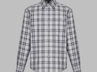 Рубашка из хлопковой фланели в клетку