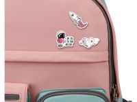 Набор акриловых значков MESHU "Space of love" 3 шт, прямая УФ-печать