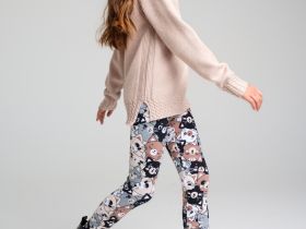 Брюки трикотажные для девочек (легинсы)