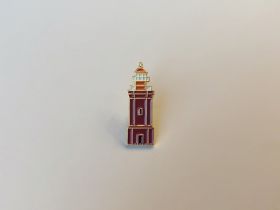 Значок эмалированный "Маяк Родшер"