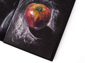 Бумага черная для сухих техник Малевичъ "GrafArt black" А4 150 г