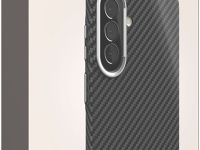 Клип-кейс VLP Grid c MagSafe для Samsung Galaxy A37 Чёрный