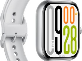 Умные часы Xiaomi REDMI Watch 5 Серебристые, с серым ремешком
