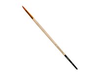 Кисть синтетика №10 круглая Живописные кисти "1319" длинная ручка с черным кончиком