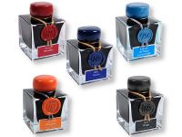 Чернила Herbin Prestige 1670, в банке 50 мл, Fuchsia de Magellan Розовый с золотыми блестками