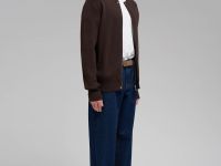 Кардиган из хлопка на молнии