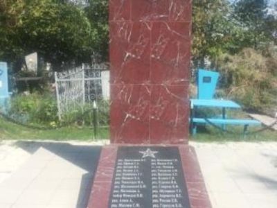 Братская могила советских воинов, погибших в боях с фашистскими захватчиками, 1943 г.