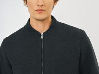 Утеплённый бомбер, Серый