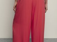 Брюки широкого кроя на резинке