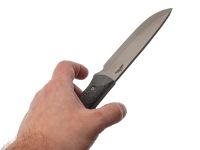 Нож N.C.Custom Forester, сталь AUS-10, универсальный туристический нож, рукоять микарта