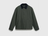 Утеплённая куртка из канваса, Зеленый