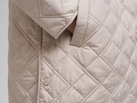 Стеганое пальто с искусственным утеплителем