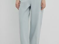 Хлопковые брюки Balloon с эластичным поясом, Серый