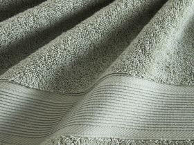 Полотенце махровое Classico, зеленое