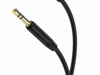 Кабель Borofone BL5 AUX audio (3.5mm) на (3.5mm) 100см силиконовый (серый)