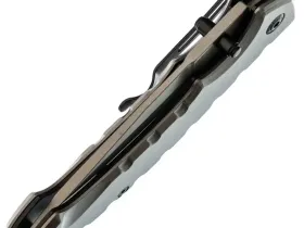 Складной полуавтоматический нож DA78, сталь 65Х13, рукоять сталь