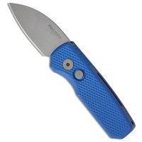Автоматический нож Pro-Tech Runt-5 Wharncliffe, сталь MagnaCut, рукоять алюминий, синий