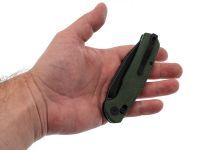 Складной нож Trivisa Hornet-04G, сталь 14C28N, рукоять микарта