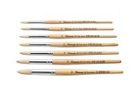 Кисть щетина №8 круглая "Tintoretto" на короткой ручке