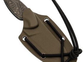 Нож с фиксированным клинком Pilgrim, сталь AUS-8 BSW, рукоять CrazyFiber Micarta)