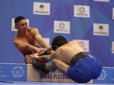 На Всемирные игры кочевников поедут сильнейшие мас-рестлеры страны