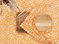 Скатерть-дорожка Милфер/Milfer, оранжевая