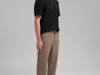 Брюки прямого кроя из нейлона