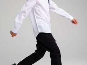 Сорочка текстильная для мальчиков (regular fit)