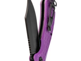 Складной нож Daggerr Powie Purple BW DL, сталь 8Cr14MoV, рукоять FRN
