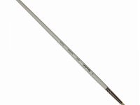 Кисть синтетика белая №4 круглая Roubloff "1B12" длинная ручка