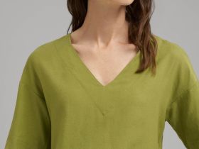 Свободная блузка со льном