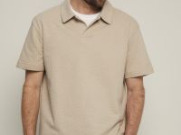 Поло из хлопка свободного силуэта