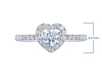 Кольцо из белого золота э4712кц12142200