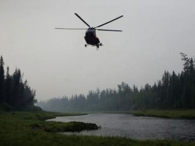 В Мирнинском районе лесных пожаров нет