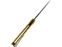 Складной нож Kizer Bamboo, сталь Nitro-V, рукоять G10, желтый