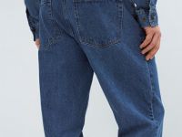 Свободные джинсы Боу, Синий