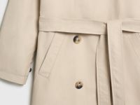 Утеплённый плащ для девочек, Бежевый