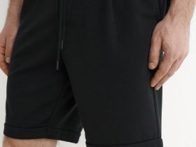 Шорты из пике, Черный